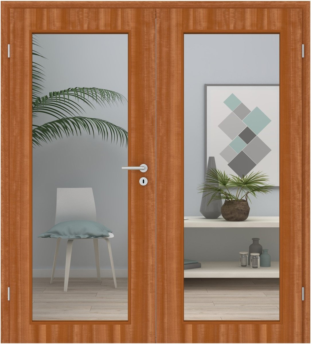 Doppelflügeltür Echtholz Macore lackiert LA XL - Meine Tür