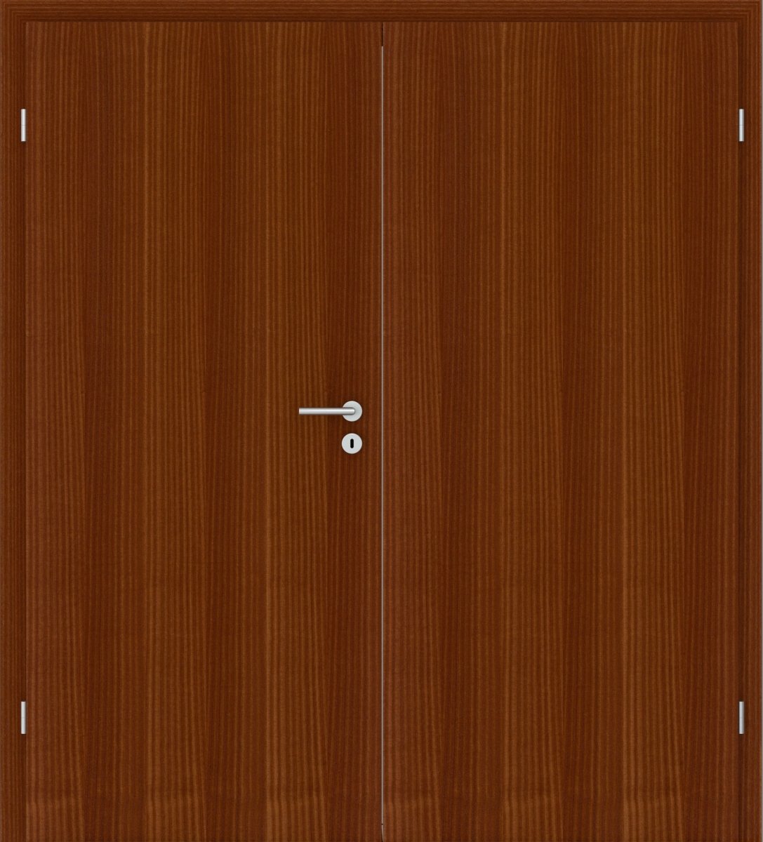 Doppelflügeltür Echtholz Mahagoni lackiert - Meine Tür