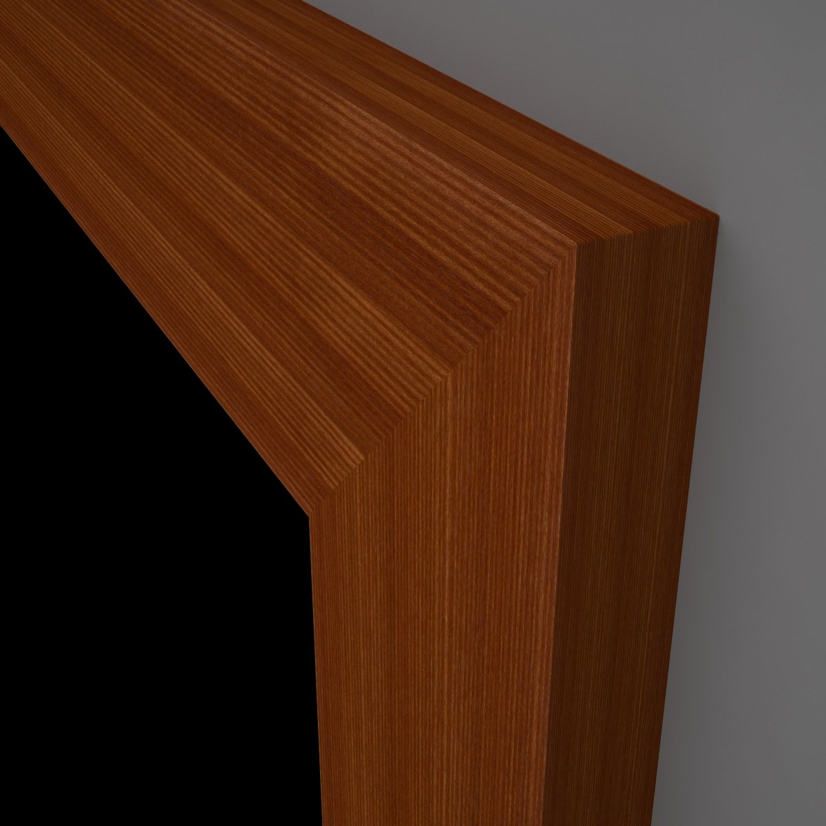 Doppelflügeltür Echtholz Mahagoni lackiert - Meine Tür