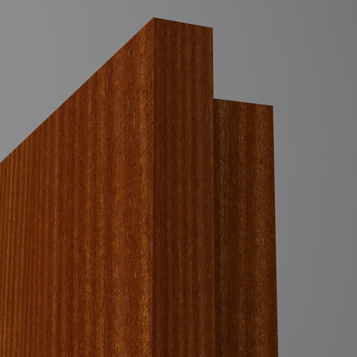 Doppelflügeltür Echtholz Mahagoni lackiert LA 02 - Meine Tür