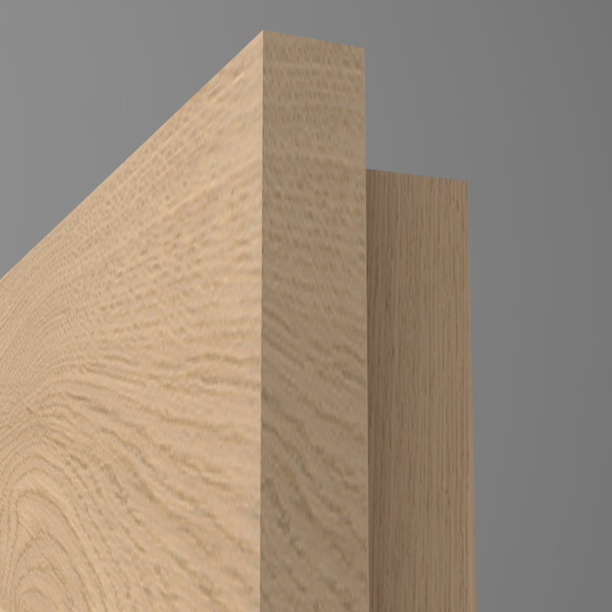 Echtholz Plankeneiche Cream matt lackiert Queroptik Innentür - Meine Tür