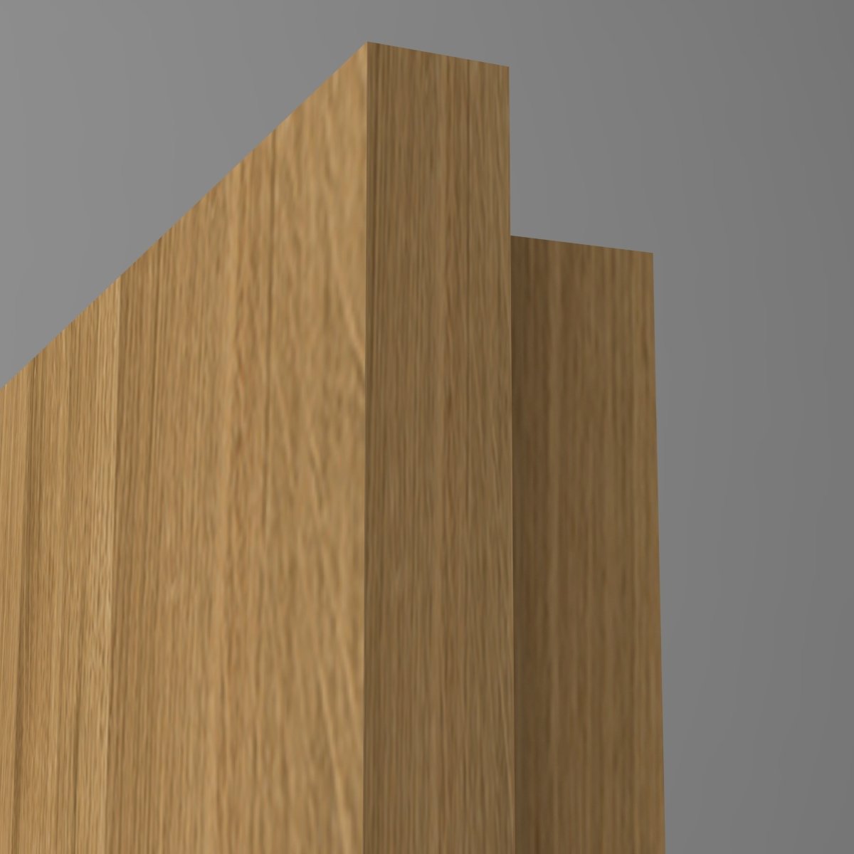 Echtholz Plankeneiche matt lackiert Innentür - Meine Tür