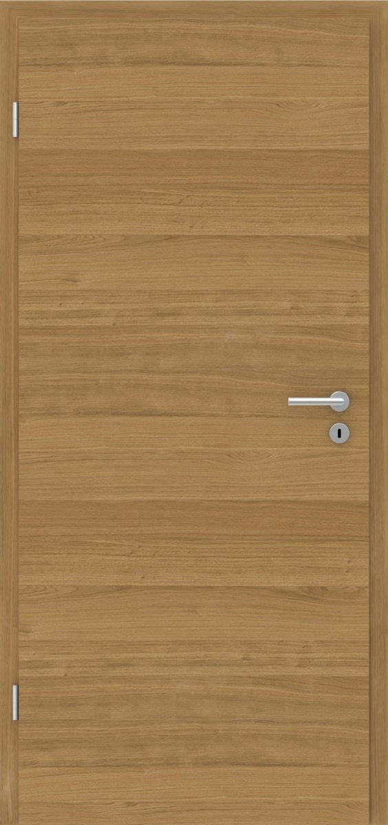 Echtholz Plankeneiche matt lackiert Queroptik Innentür - Meine Tür