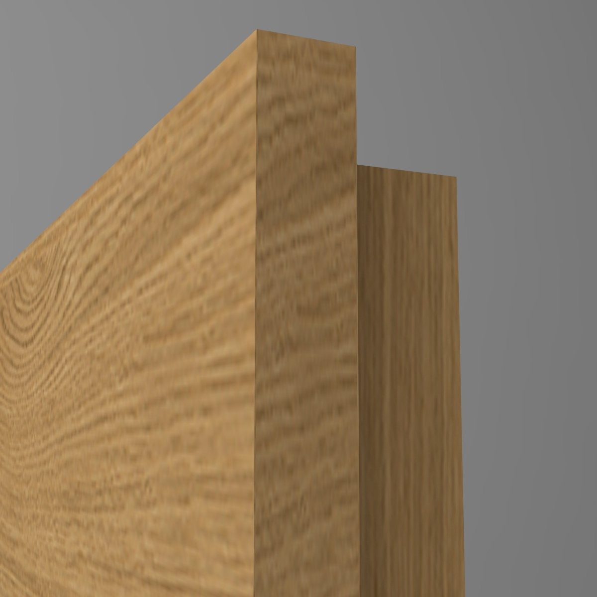 Echtholz Plankeneiche matt lackiert Queroptik Innentür - Meine Tür