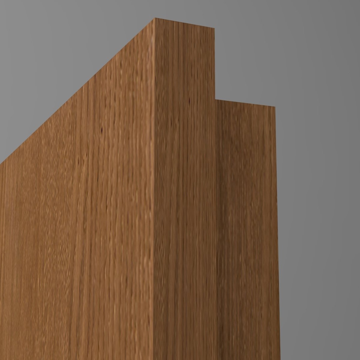 Echtholz Plankeneiche Rot/Braun matt lackiert Innentür - Meine Tür