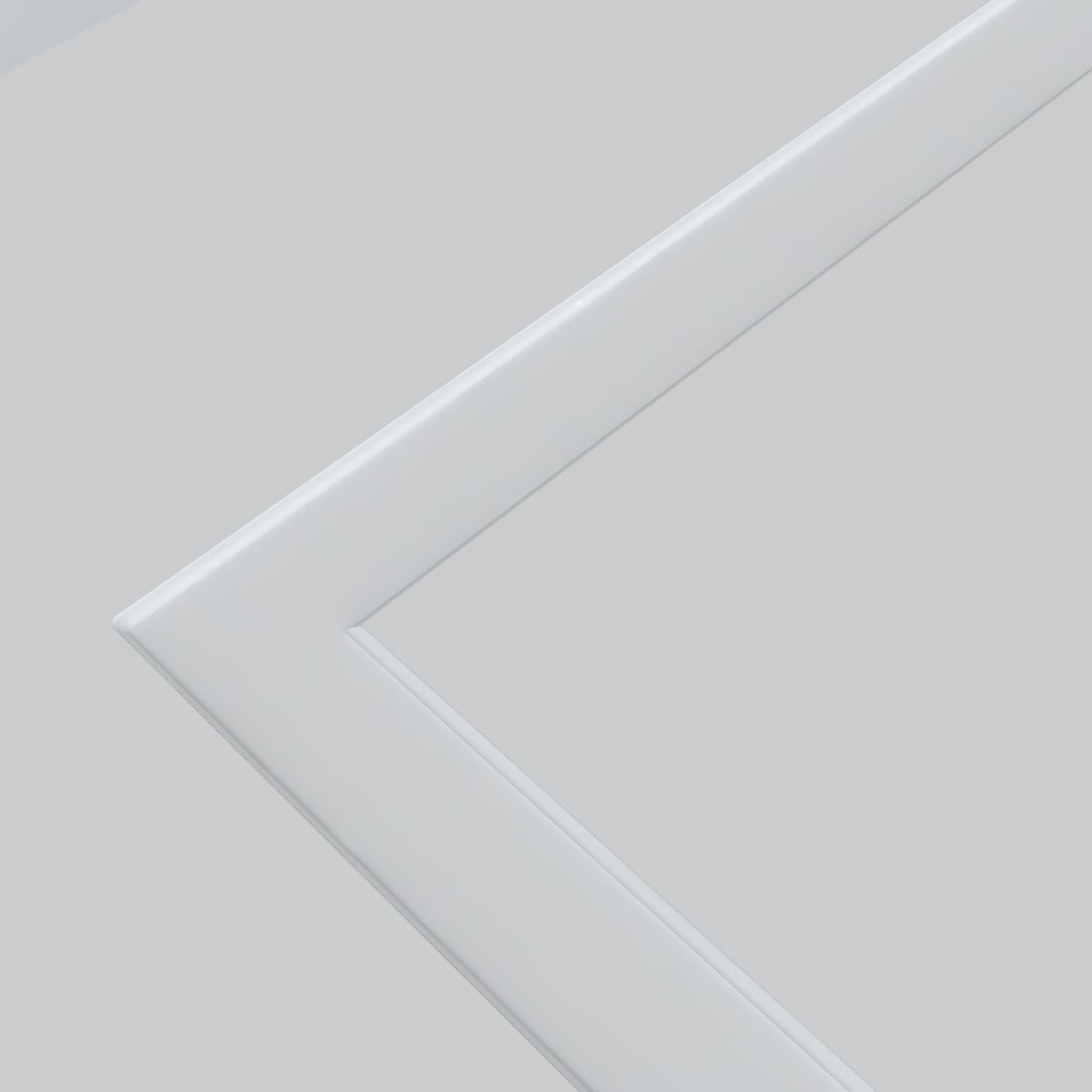 Füllungsdesign - Schiebetür mit Laufschiene Sanela 1G Weißlack RAL 9003 - Meine Tür