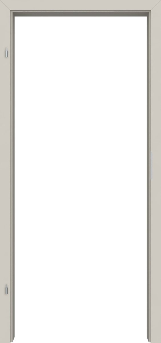 Innentür - Set CPL Angoragrau Tür mit Zarge und Beschlag - Meine Tür