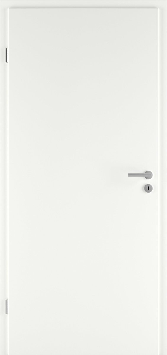 LEBO Innentür-Set Durat Weißlack RAL 9010 Tür mit Zarge und Beschlag - Meine Tür