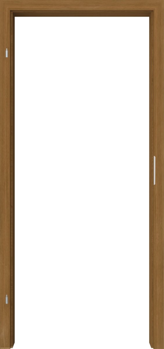 Zarge Echtholz Plankeneiche geölt mit eckiger Kante - Meine Tür