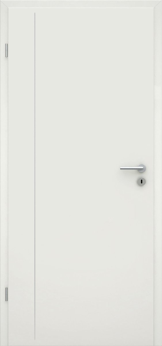CPL Weißlack RAL 9010 Innentür mit Lisene L4 - Meine Tür