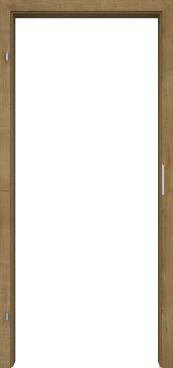 Innentür-Set CPL Eiche astig Queroptik Tür mit Zarge und Beschlag - Meine Tür