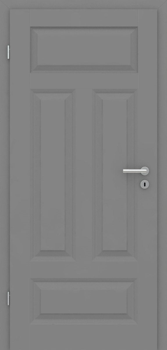 Kallax 4F AD Stiltür Grau 7037 - Meine Tür