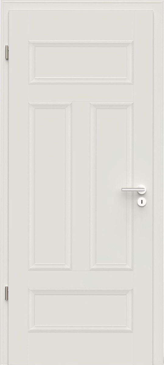 Komplettset Formelle 41 Weißlack RAL 9016 Stiltür mit Zarge und Beschlag - Lebo - Meine Tür