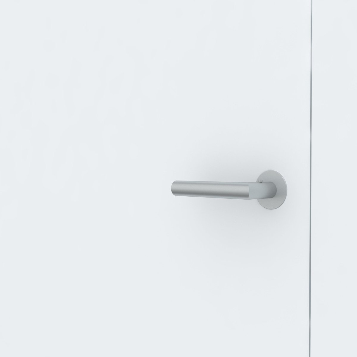 Tür mit Zarge CPL Weißlack RAL 9003 Stumpfeinschlagend - Meine Tür