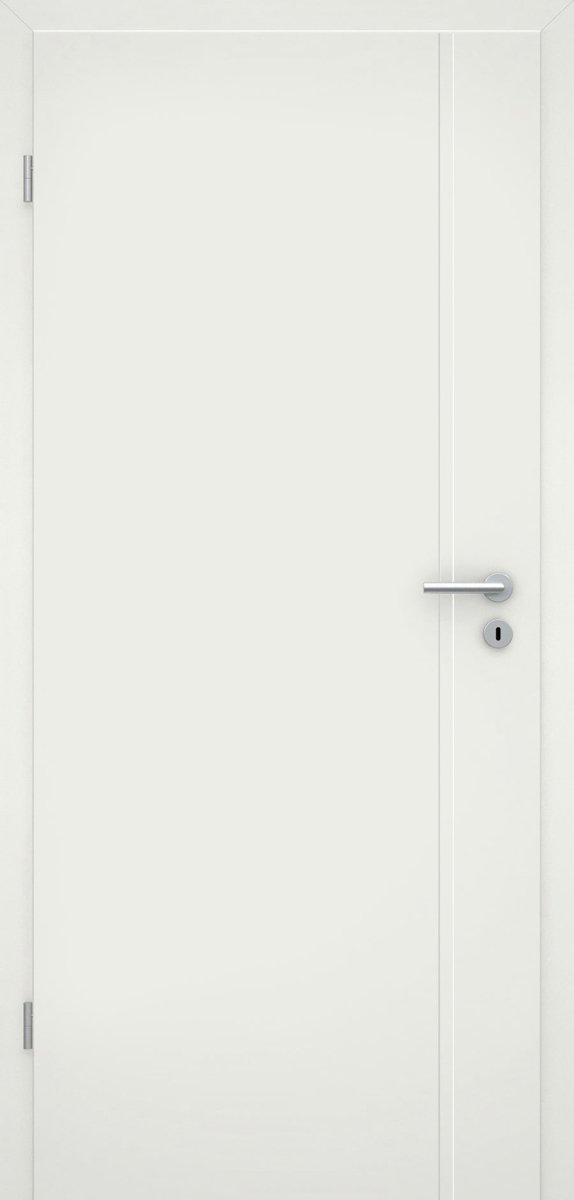 Tür mit Zarge Molgan SF1 Weißlack RAL 9010 Design-Innentür - Meine Tür
