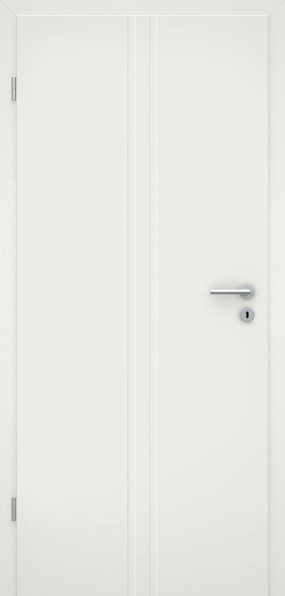 Tür mit Zarge Molgan SF2 Weißlack RAL 9010 Design-Innentür - Meine Tür