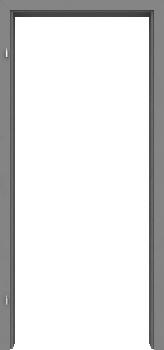 Tür mit Zarge Novel FL 3 Grau RAL 7037 LA 08M - Meine Tür