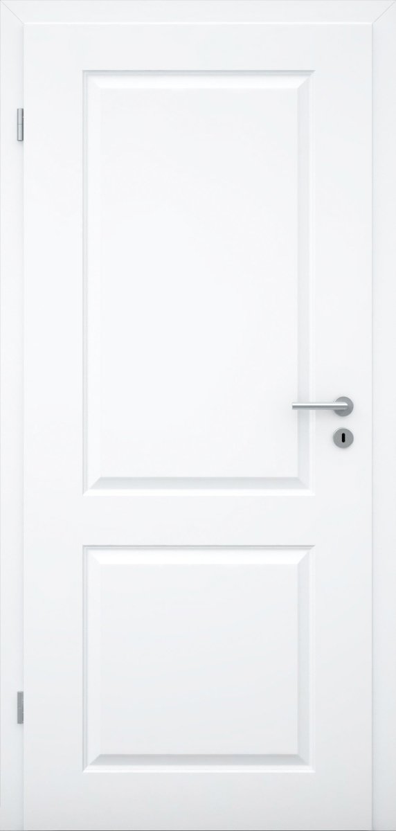 Tür mit Zarge Oslo 2G Premium Weißlack RAL 9003 Stiltür - Meine Tür