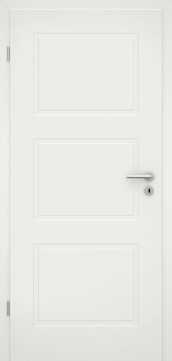 Tür mit Zarge Skubb 3G Weißlack RAL 9010 Füllungsdesigntür - Meine Tür