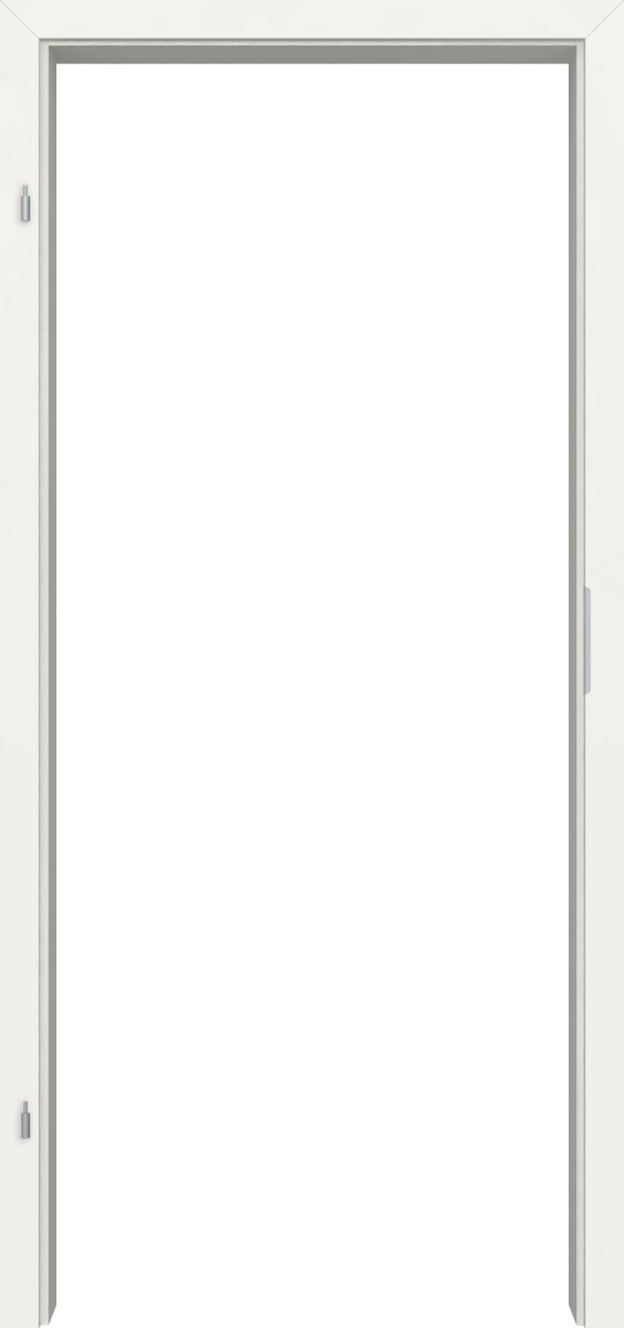 WE-Tür Zarge CPL Nanoline Mattweiß RAL 9003 mit kleiner Rundkante - Meine Tür