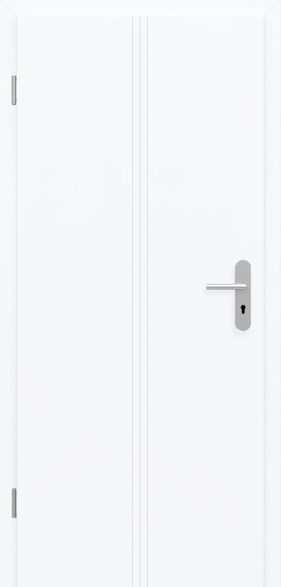 Wohnungseingangstür mit Zarge Boho G7 Weißlack RAL 9003 - Meine Tür