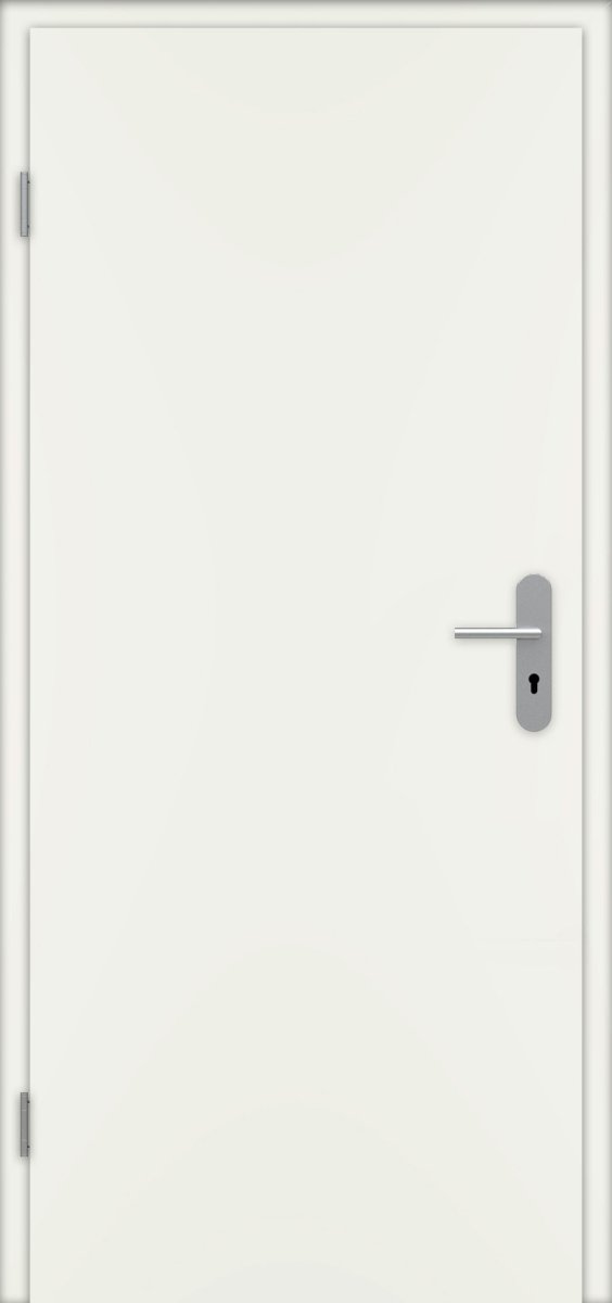 Wohnungseingangstür mit Zarge Weißlack RAL 9010 - Garant - Meine Tür